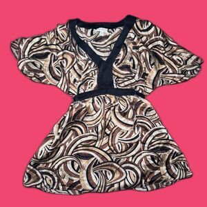 Size Large Y2K Style Tie Back Top